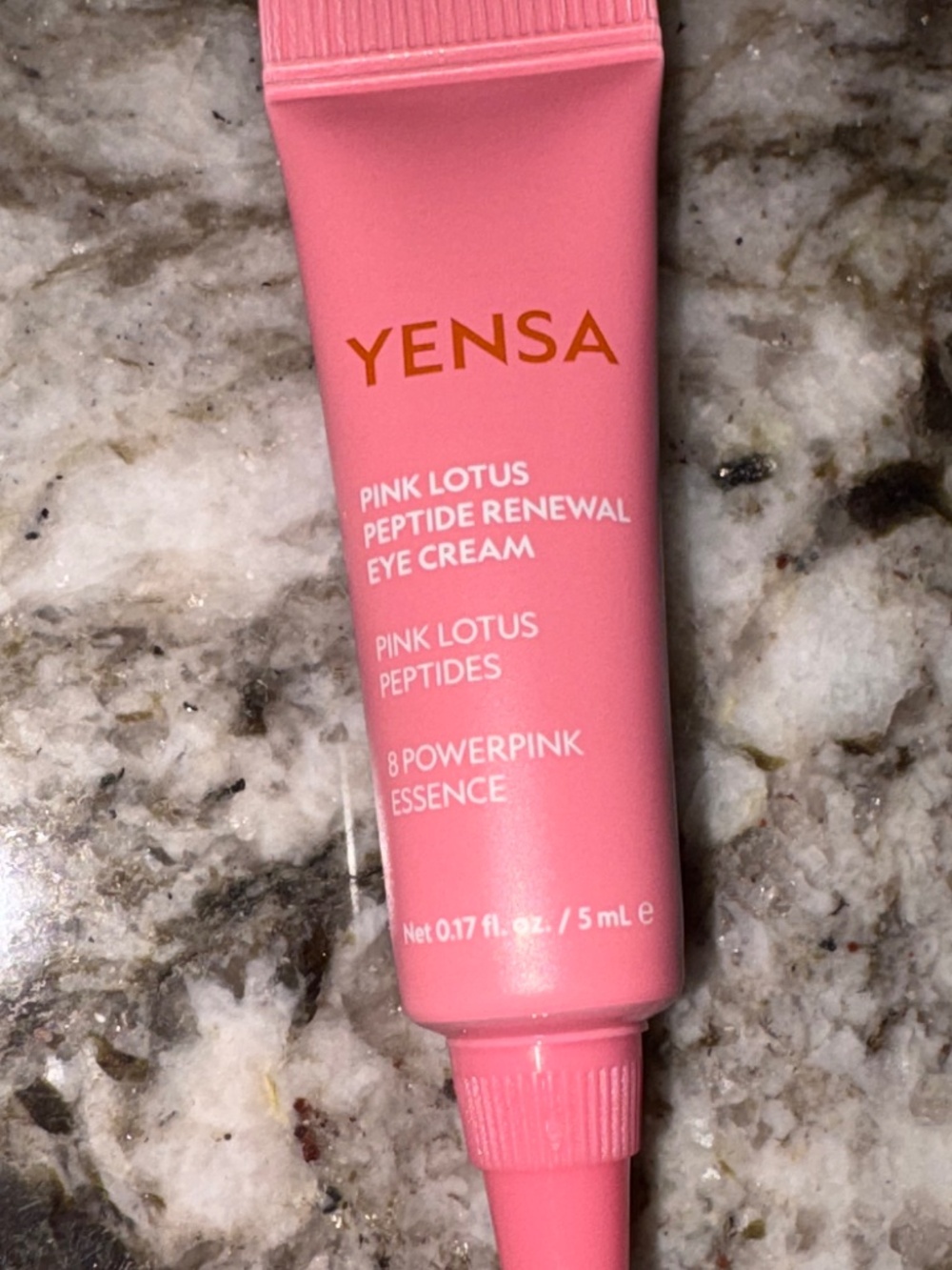 Yensa Pink Lotus Peptide Renewal Eye Cream Size New Without Box 0.17 fl Oz